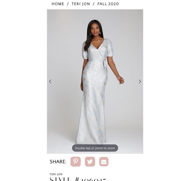 Teri Jon Gown Full Length Dress - Picture 2 of 5